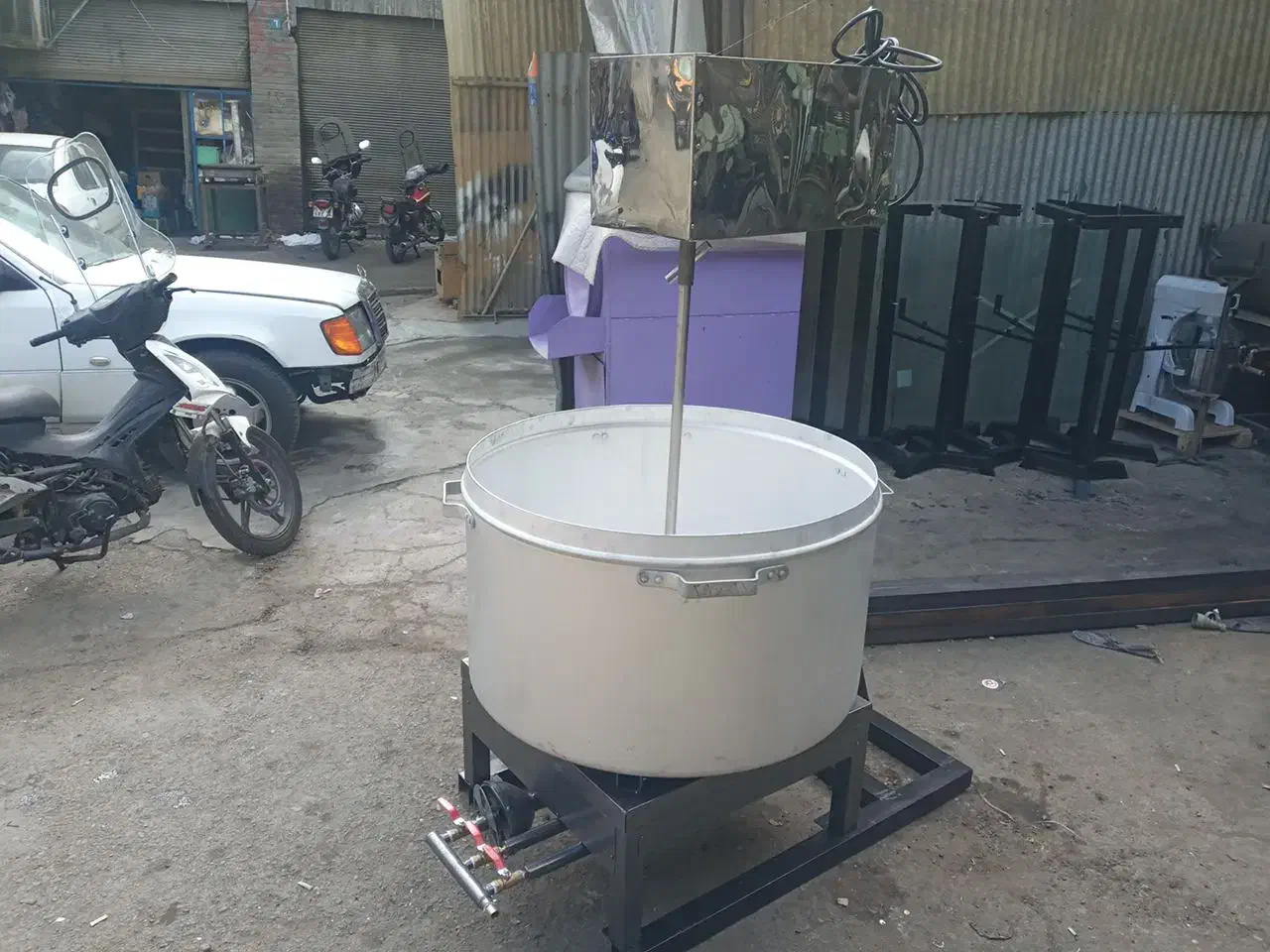 دستگاه حلیم پزی دیگ صنعتی ترولی حمل گوشت کانتر|کافیشاپ و رستوران|رباطکریم, رباطکریم|دیوار