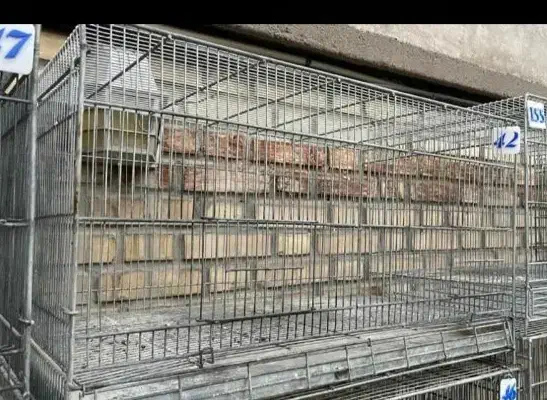 قفس غلامی بافت قدیم هستن سایز بزرگ ۶۴×۴۰|لوازم جانبی حیوانات|اهواز, منبع اب|دیوار