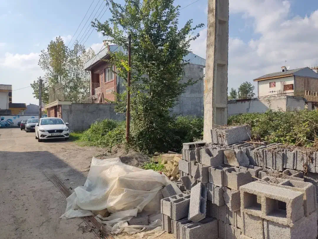 زمین سند تک برگ فلکه گاز شهرک احمد خمینی با پروانه|فروش زمین و ملک کلنگی|رشت, شهرک احمد خمینی|دیوار