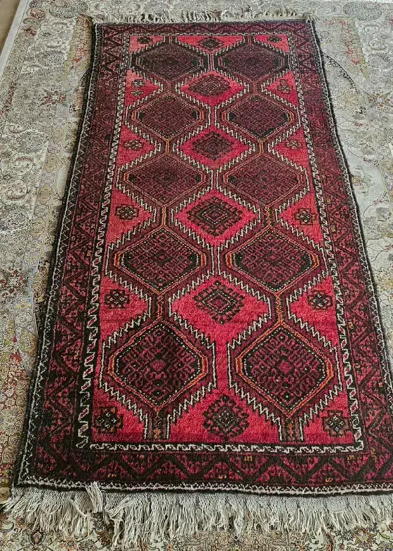 قالیچه دست بافت سبزواری جنس پشم|فرش|تهران, هفت حوض|دیوار