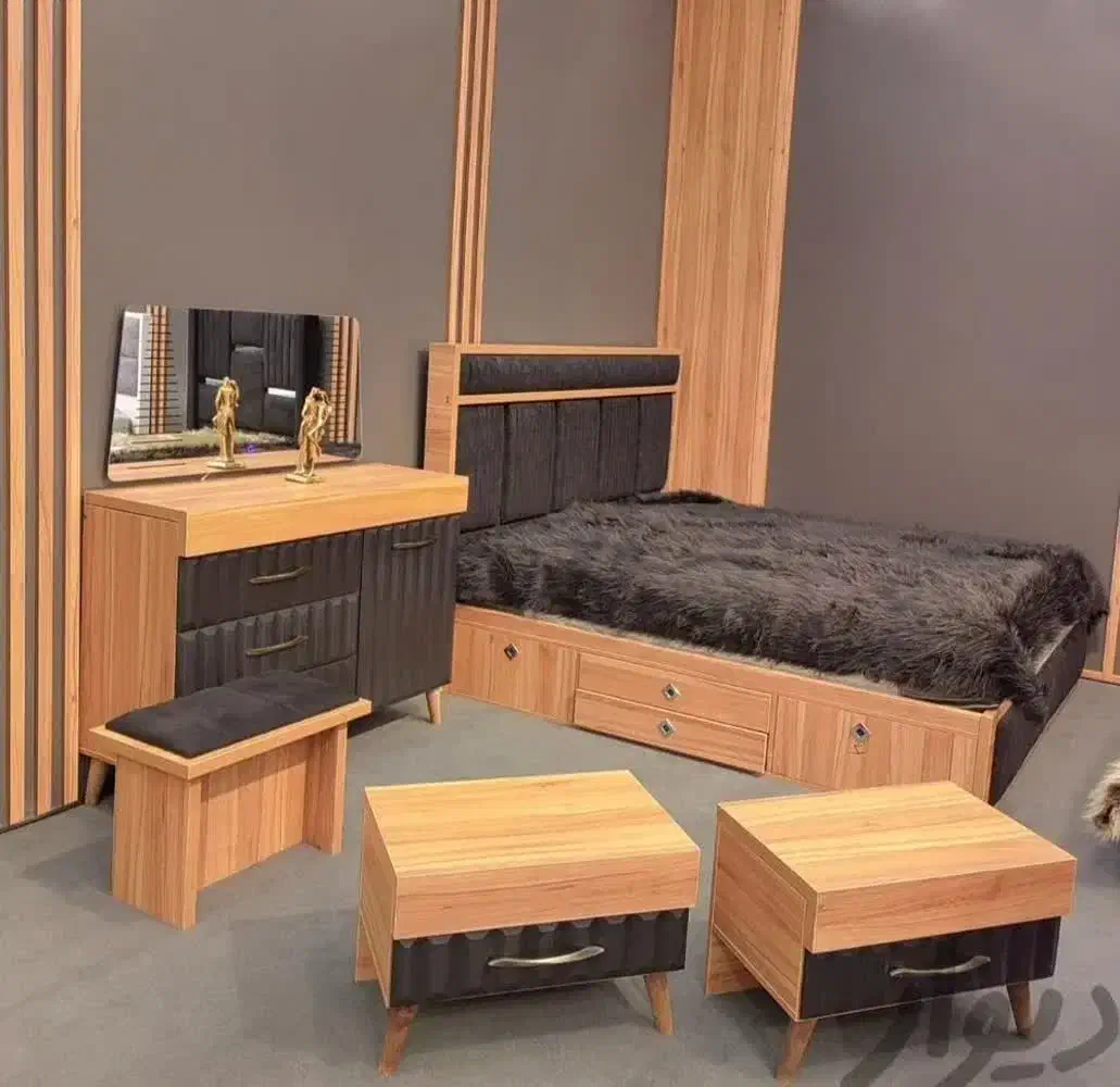 نگران کمبود جانباش دوطبقه کمجابزن|تخت و سرویس خواب|یزد, |دیوار