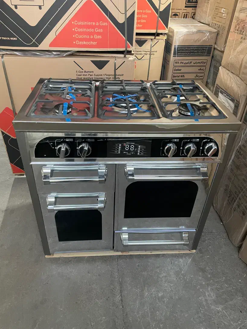 اجاق گاز طرح فر استیل رویه چدن|اجاق گاز و لوازم برقی پختوپز|تهران, تهرانپارس غربی|دیوار