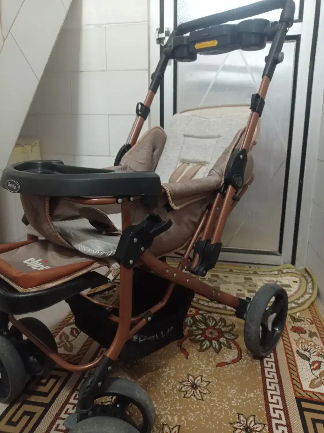 کالسکه چیکو در حد نو|کالسکه و لوازم جانبی|میبد, |دیوار