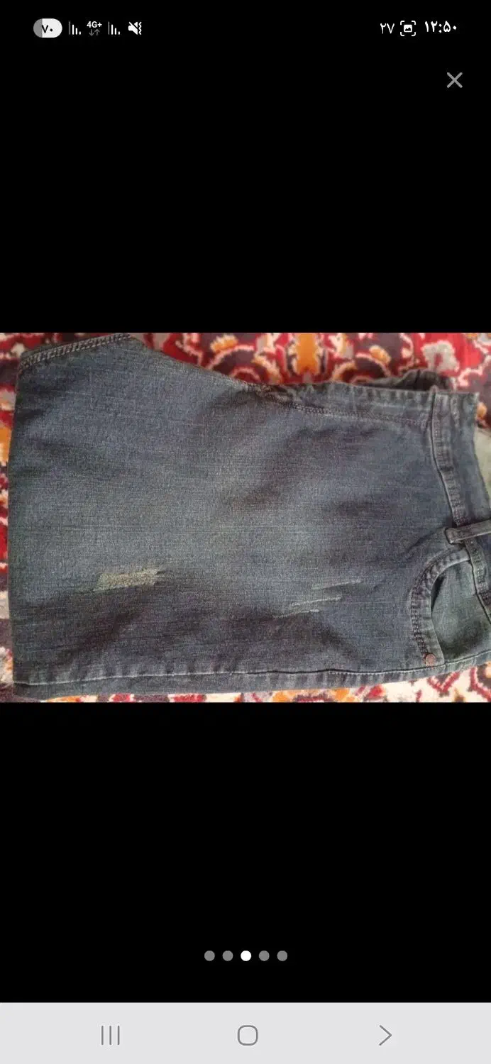 شلوار لی اصلا پوشیده نشده نو هست|لباس|بناب, |دیوار