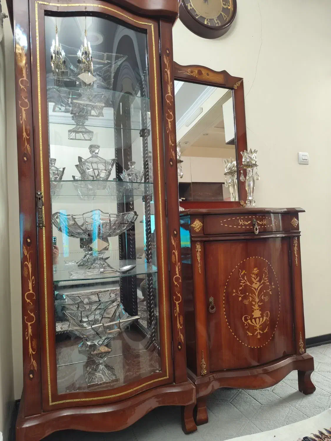 کنسول ، آینه و ویترین طرح سنتی|بوفه، ویترین، کنسول|تهران, ارجمندی راد|دیوار