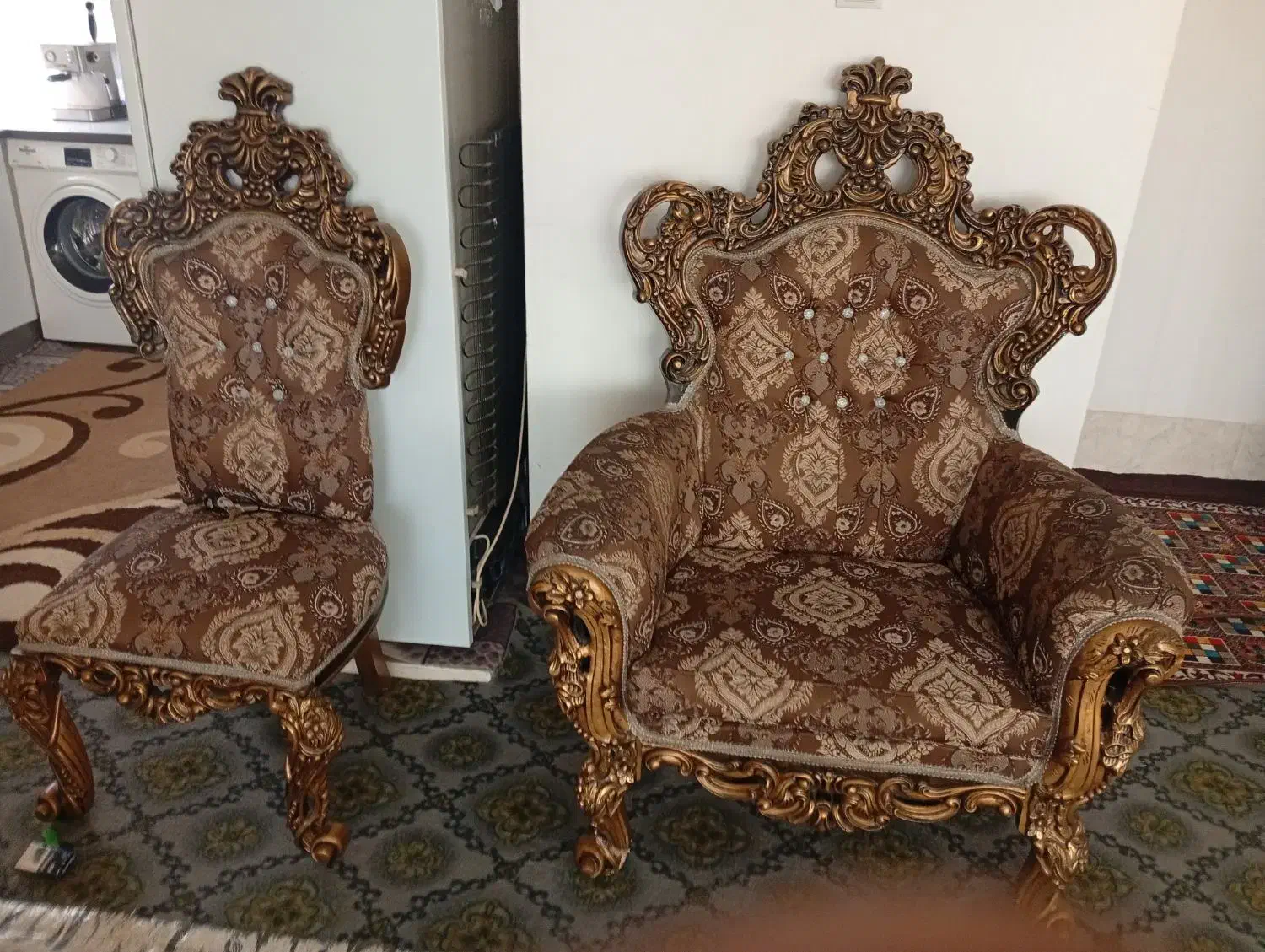 مبل سلطنتی|مبلمان خانگی و میز عسلی|آمل, |دیوار