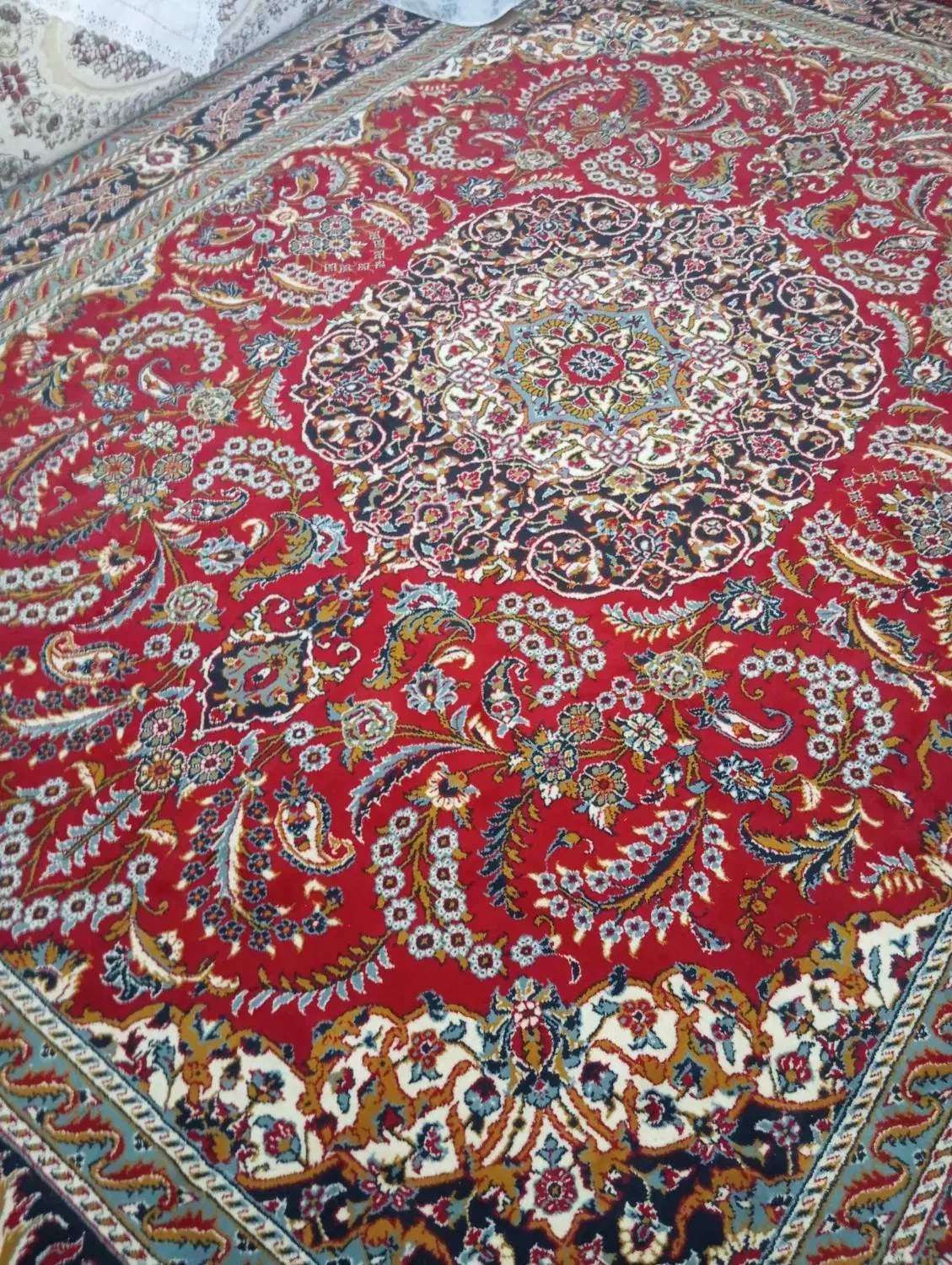 فرش ۱۲ متری|فرش|قائن, |دیوار