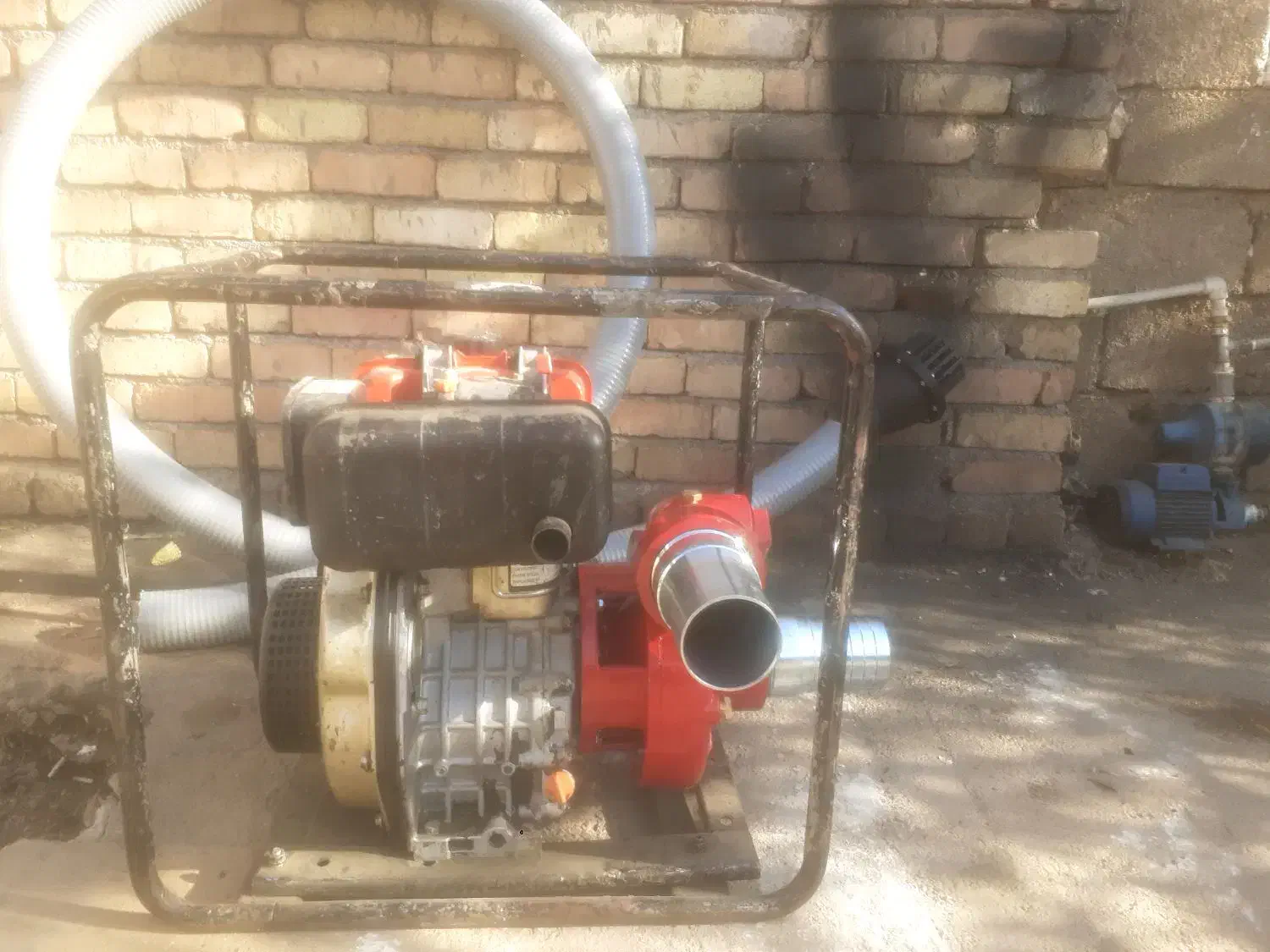 موتورآب پمپ‌آب دیزل(گازوییلی) دور‌برد(ارتفاع‌بالا)|ماشین‌آلات صنعتی|خرم‌آباد, |دیوار