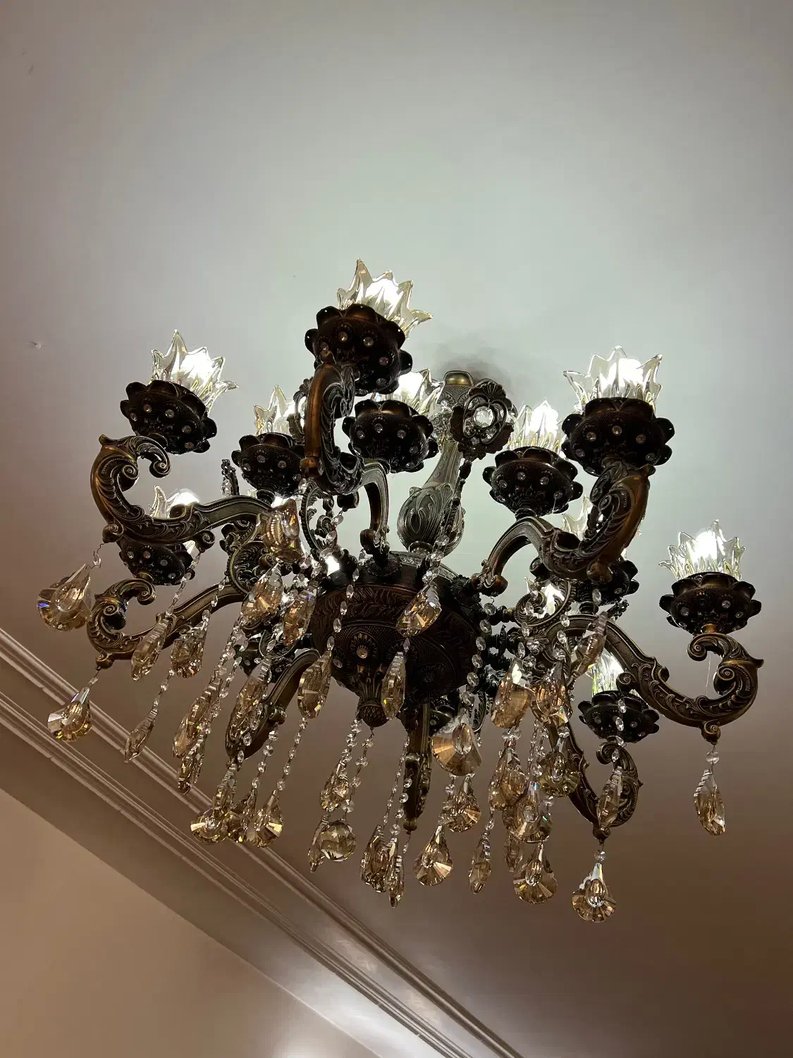 لوستر|لوستر و چراغ آویز|مبارکه, |دیوار