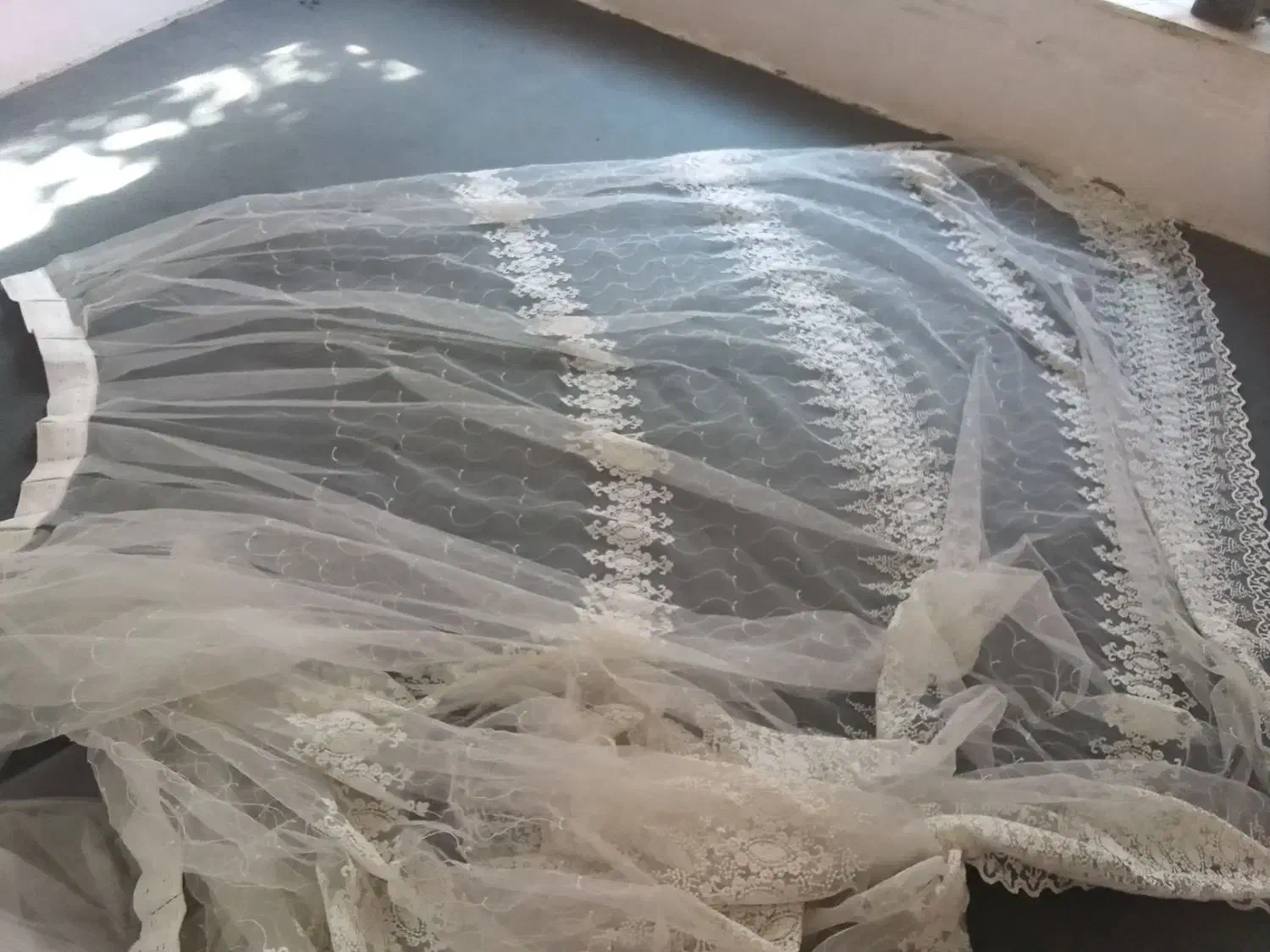 پرده نو ب همراه پشت پرده ای|پرده، رانر، رومیزی|شیروان (خراسان), |دیوار