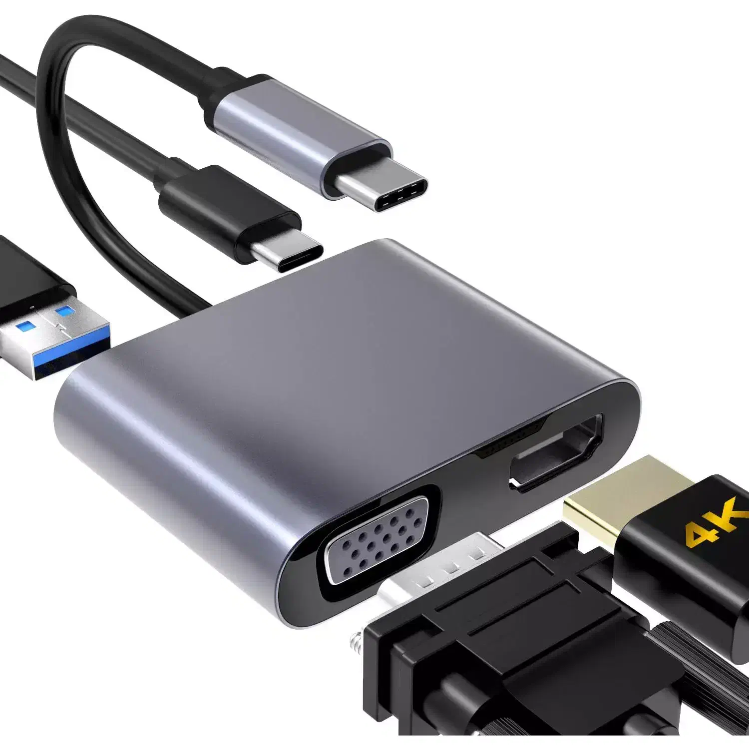 تبدیل تایپ سی به اچ دی ام آی Type C to HDMI|قطعات و لوازم جانبی رایانه|مشهد, نیروی هوایی|دیوار