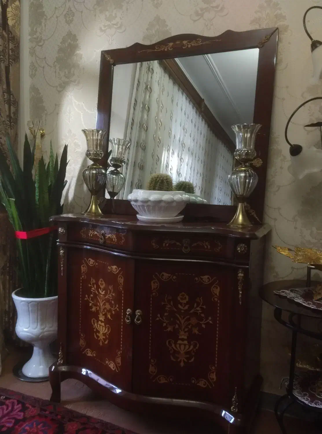 کنسول آیینه|بوفه، ویترین، کنسول|اهر, |دیوار