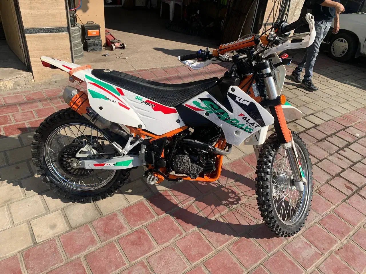 موتور فلات 250سی سی پلاک ملی طرح ktm|موتورسیکلت|کتالم و سادات شهر, |دیوار