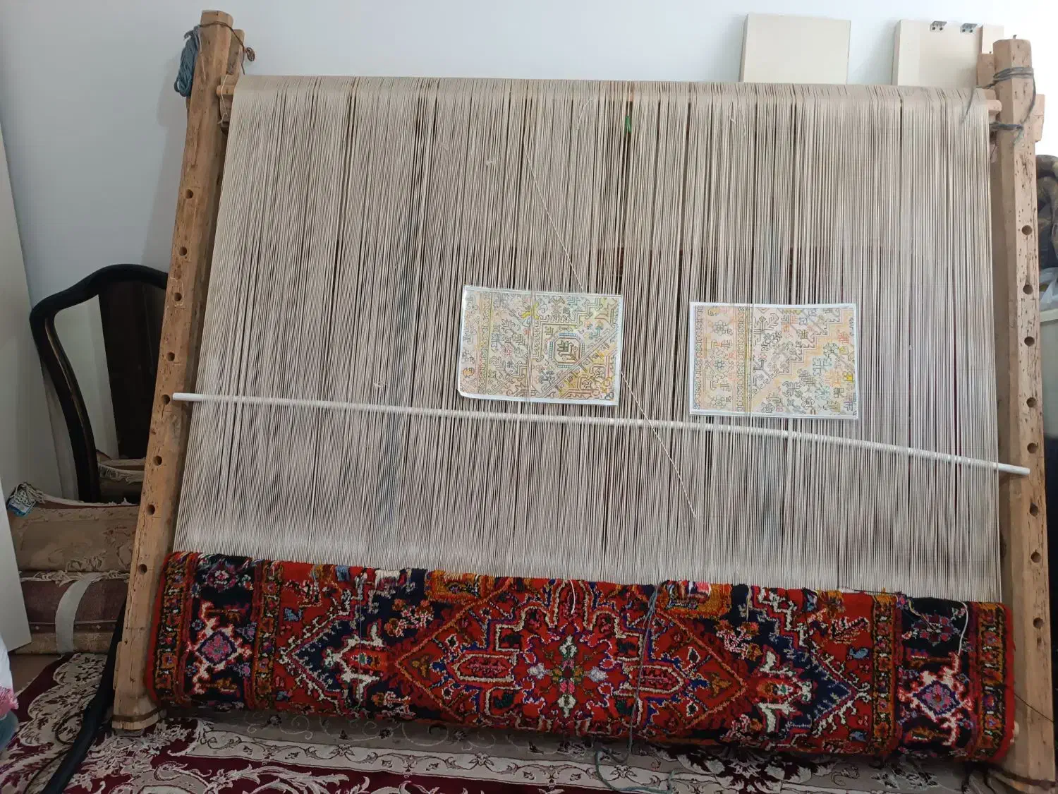 دار قالی|تابلو فرش|قم, علی آباد سعدگان|دیوار