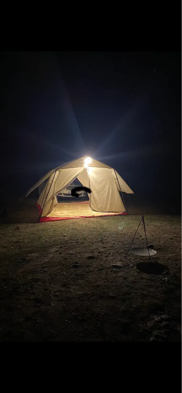 چادر ۱۲نفره اسکلت فلزی همراه با بخاری هیزمی تاشو|کوهنوردی و کمپینگ|مشهد, الهیه|دیوار