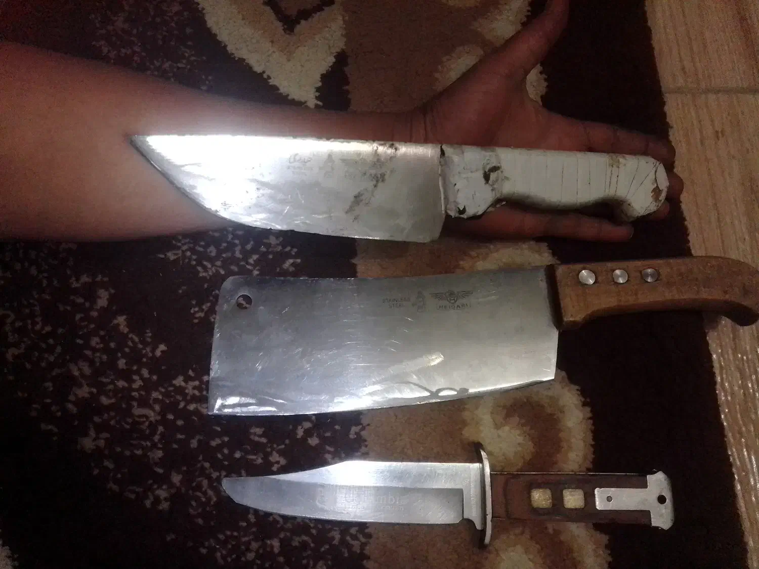 چاقو و ساتور اصل حیدری|حراج|اهواز, کوی فرهنگیان ۱|دیوار