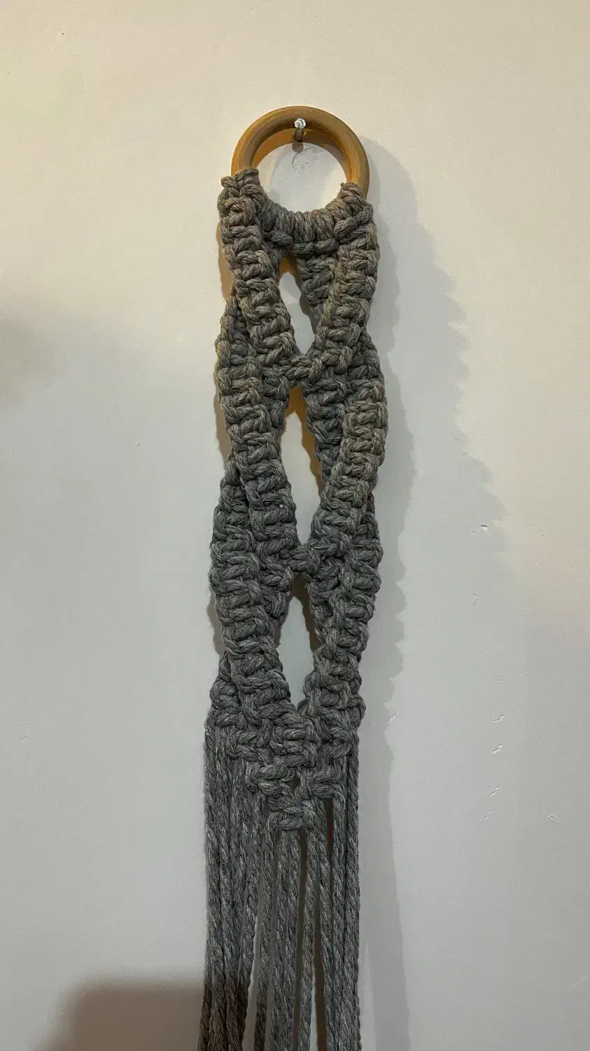 فروش آویز گلدان مکرومه دست بافت|صنایع دستی و سایر لوازم تزئینی|اهواز, پادادشهر|دیوار