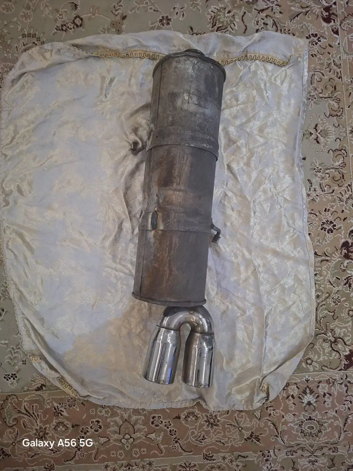 منبع اگزوز 206 فابریک با سری دولول|قطعات یدکی و لوازم جانبی|تهران, حکیمیه|دیوار