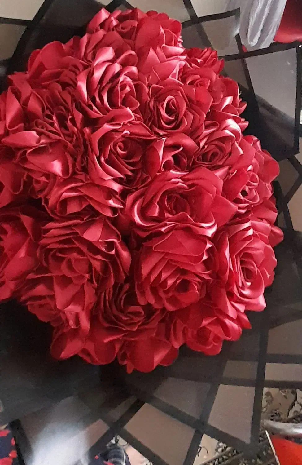 دسته گل پارچه ای ۴۵ عددی|گل مصنوعی|تهران, کیانشهر|دیوار