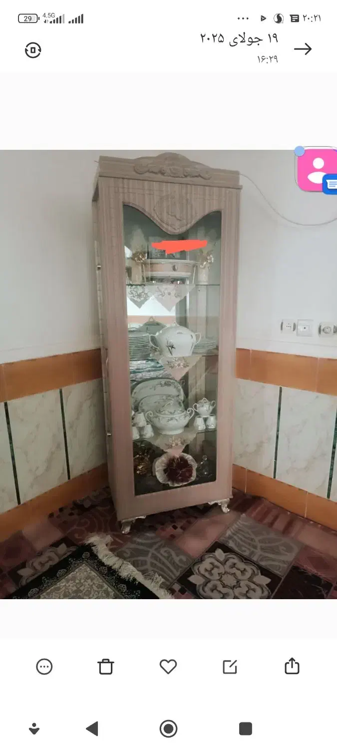 جاکفشی و بوفه تمیز و جادار همراه با آیینه نونو|جاکفشی، کمد، دراور|زابل, |دیوار