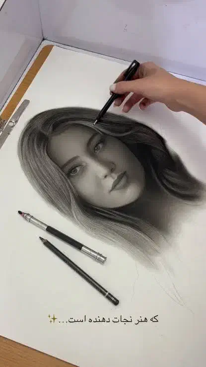 شروع کلاس آموزش طراحی چهره سیاه قلم و نقاشی کودکان|خدمات آموزشی|خمین, |دیوار