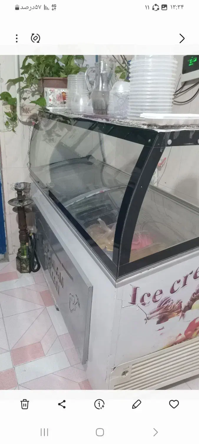 یخچال تاپینک بستنی|یخچال و فریزر|شیراز, کوشک میدان|دیوار