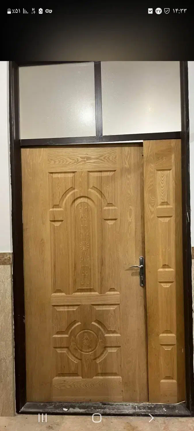 درب با چهار چوب|مصالح و تجهیزات ساختمان|انگوران, |دیوار