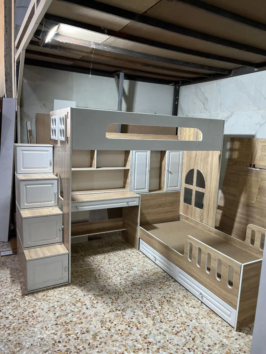 تخت دوطبقه مدل گندم|تخت و سرویس خواب|اهواز, کیان اباد|دیوار