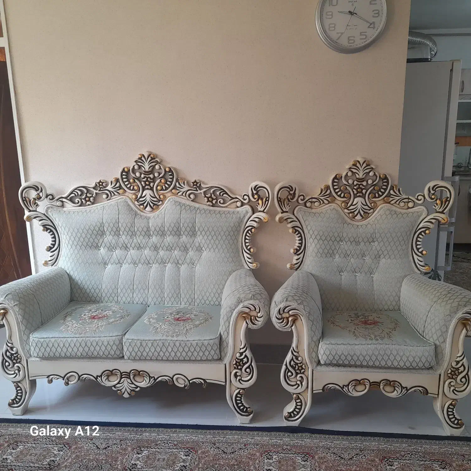 مبل نیمه استیل تمیز و مرتب|مبلمان خانگی و میز عسلی|بجنورد, |دیوار