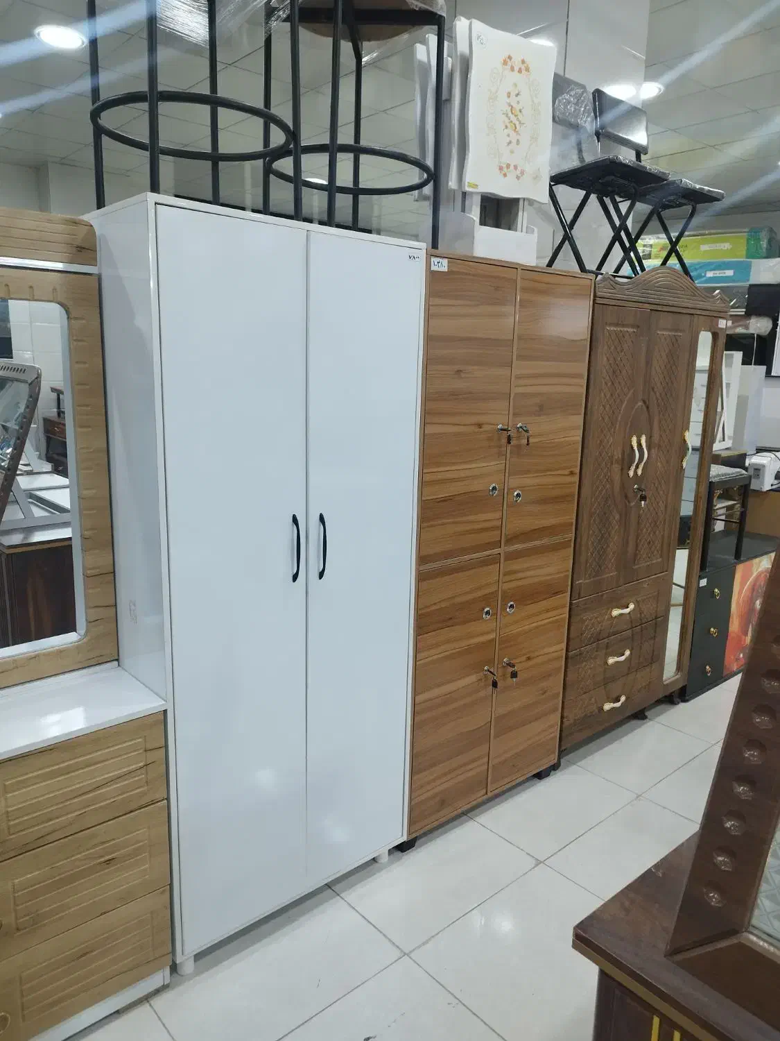 کمد تک در، دو در ، mdf لترون با ارسال|جاکفشی، کمد، دراور|خورموج, |دیوار