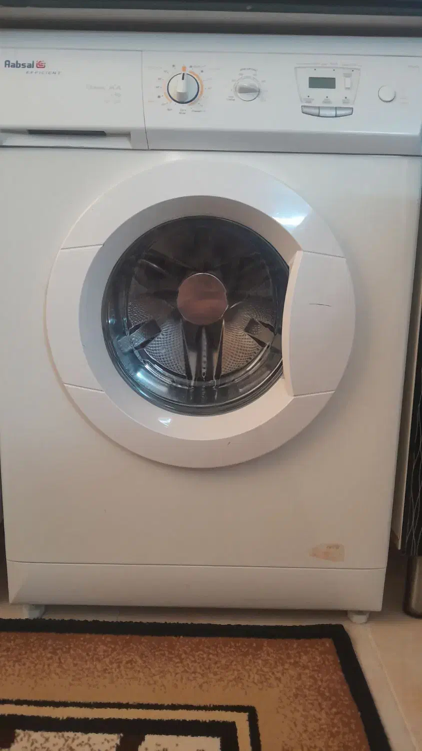 ماشین آبسال..۵ کیلوی در حد نوع..فقط دوبارلباس شسته|ماشین لباسشویی و خشک‌کن لباس|خمین, |دیوار
