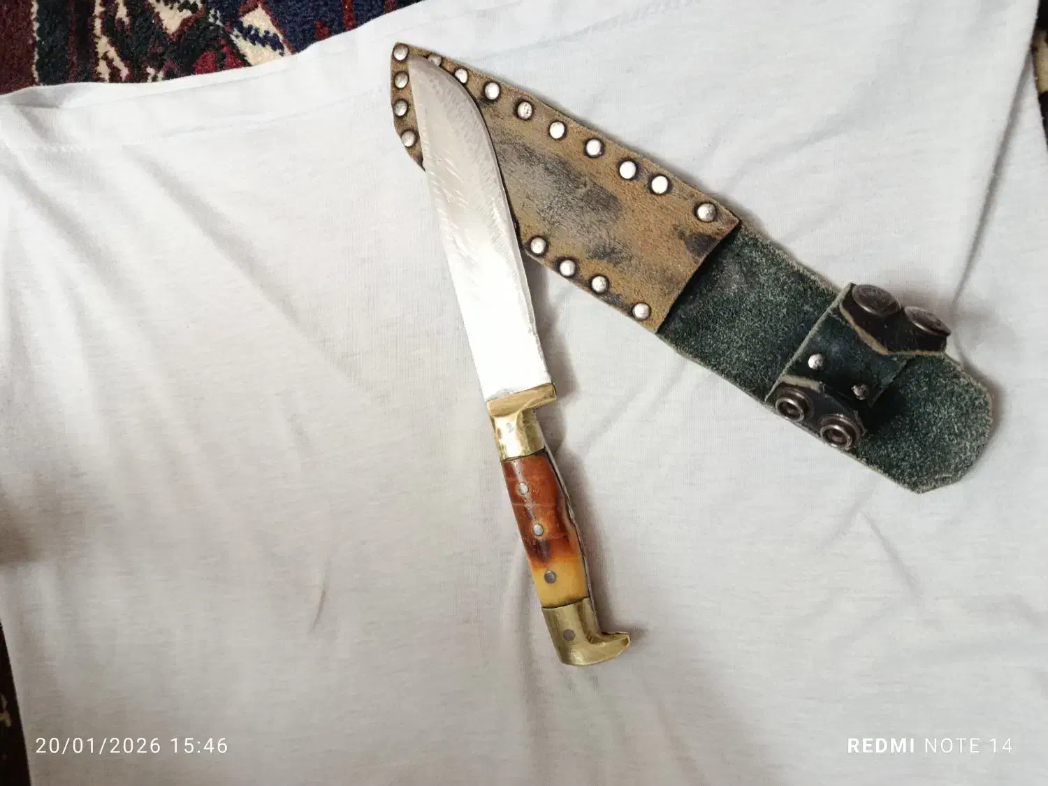 چاقو اصیل ترکمنی|کلکسیون اشیاء عتیقه|گمیشان, |دیوار