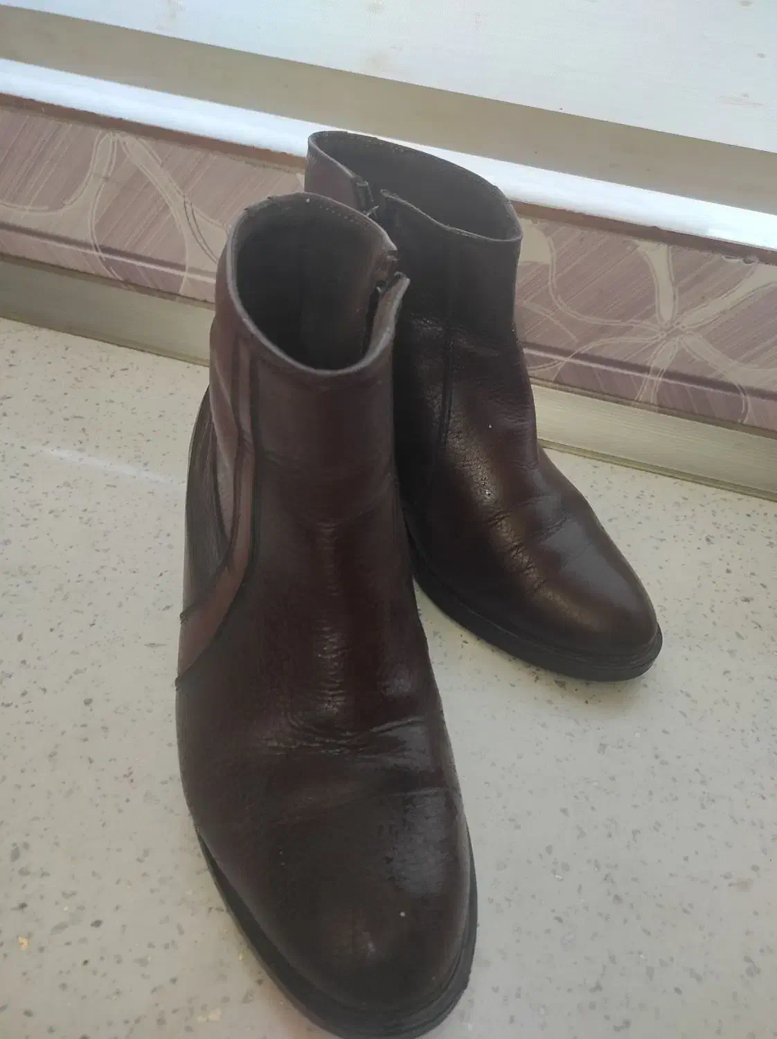 پوتین چرم سایز۳۸|کیف، کفش، کمربند|تهران, شهرک صادقیه|دیوار