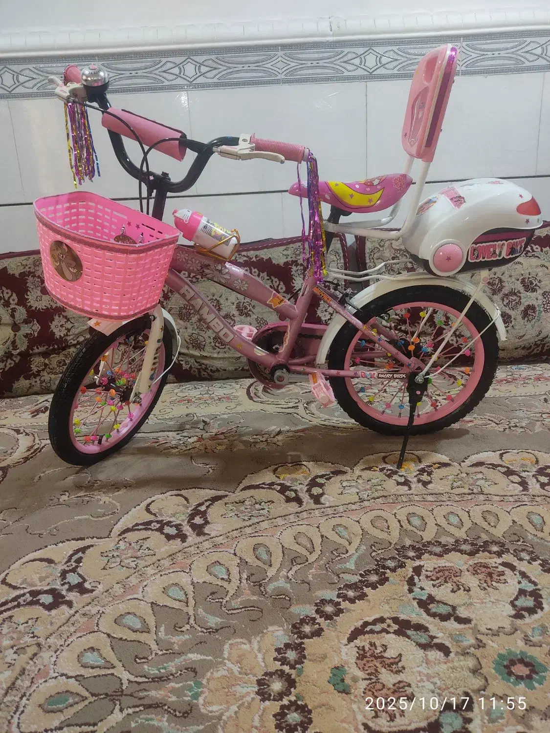 دوچرخه دخترونه سایز ۱۶|دوچرخه، اسکیت، اسکوتر|برازجان, |دیوار