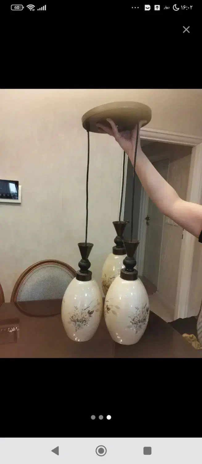 لوستر بسیار زیبا خارجی در حد نو|لوستر و چراغ آویز|تهران, سازمان برنامه شمالی|دیوار