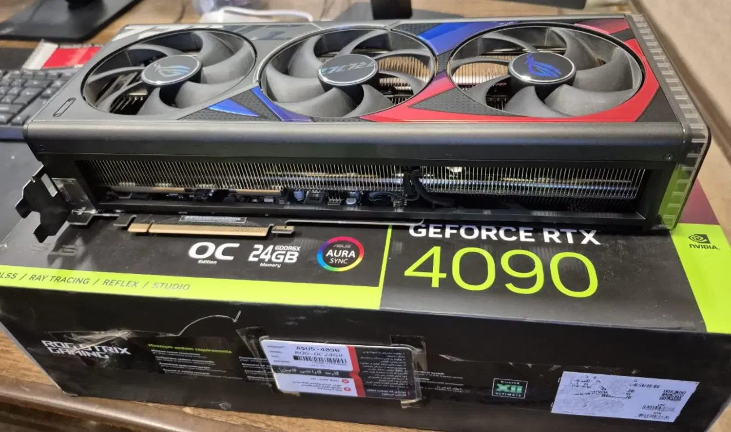 کارت گرافیک ایسوس RTX 4090 OC -24GB اصل|قطعات و لوازم جانبی رایانه|اصفهان, عباسآباد|دیوار