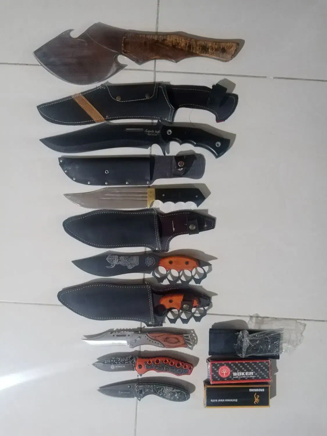 چاقو کارد تبر کوهنوردی،شکاری و جیبی تاشو زنجان...|کوهنوردی و کمپینگ|مشهد, گلبرگ|دیوار