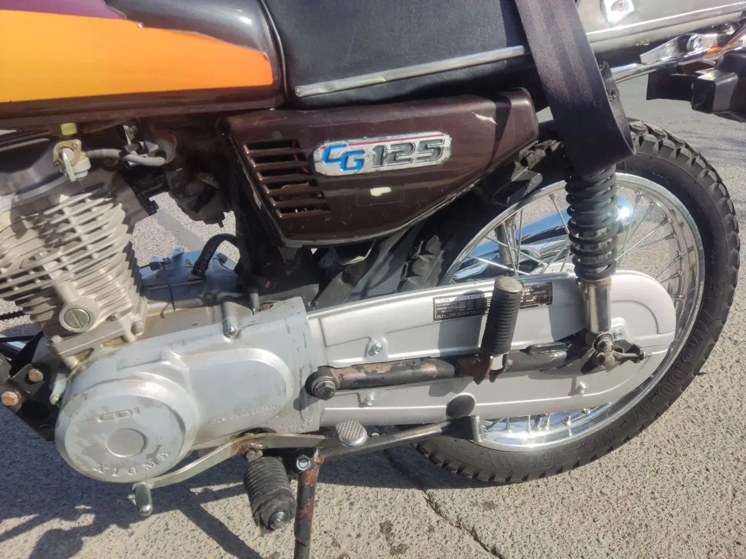 موتور زیگما125 مدل 94|موتورسیکلت|قم, چهار مردان|دیوار