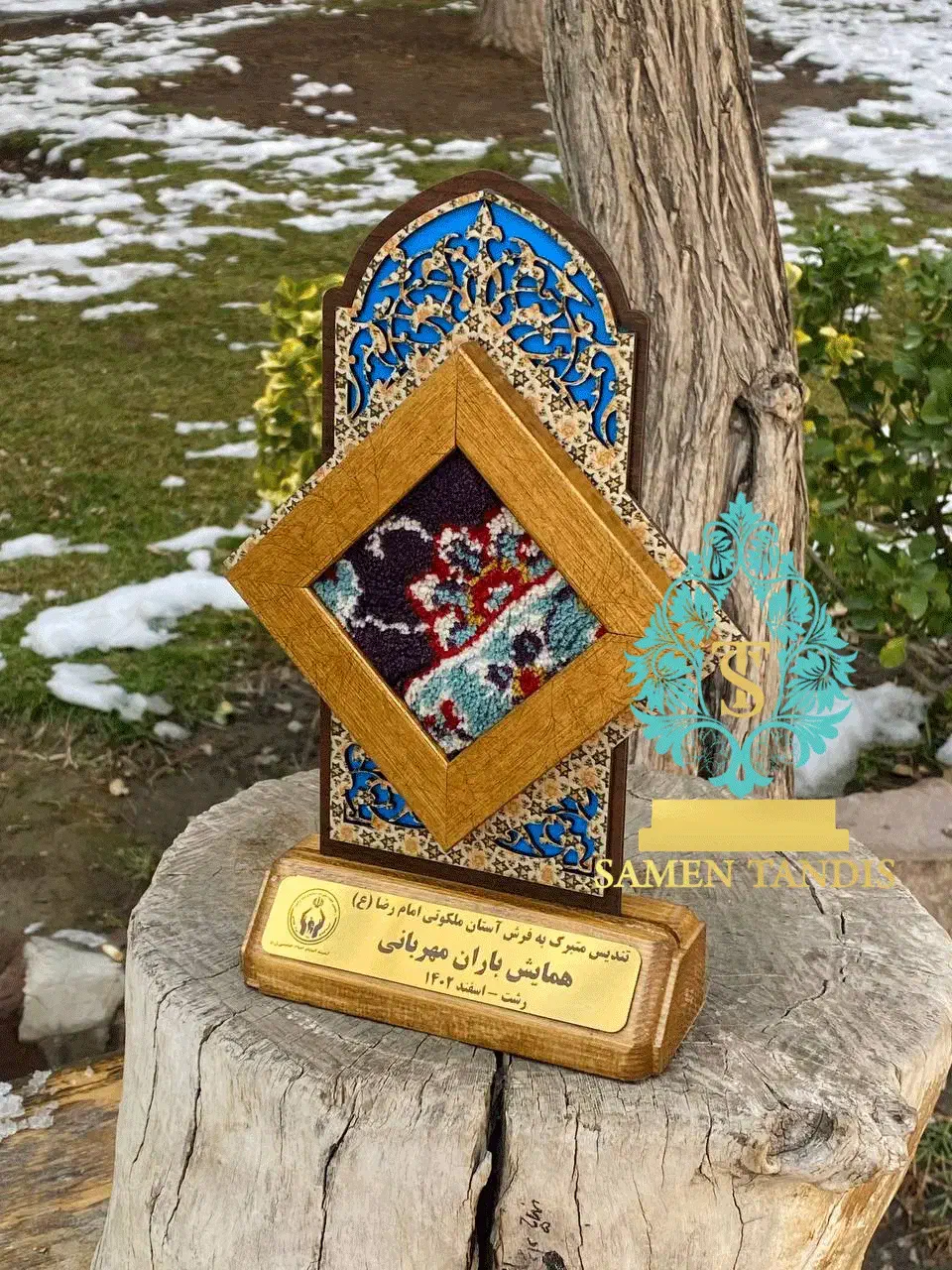 تندیس و تابلو فرش حرم امام رضا ع|مجسمه، تندیس، ماکت|تهران, بهارستان|دیوار