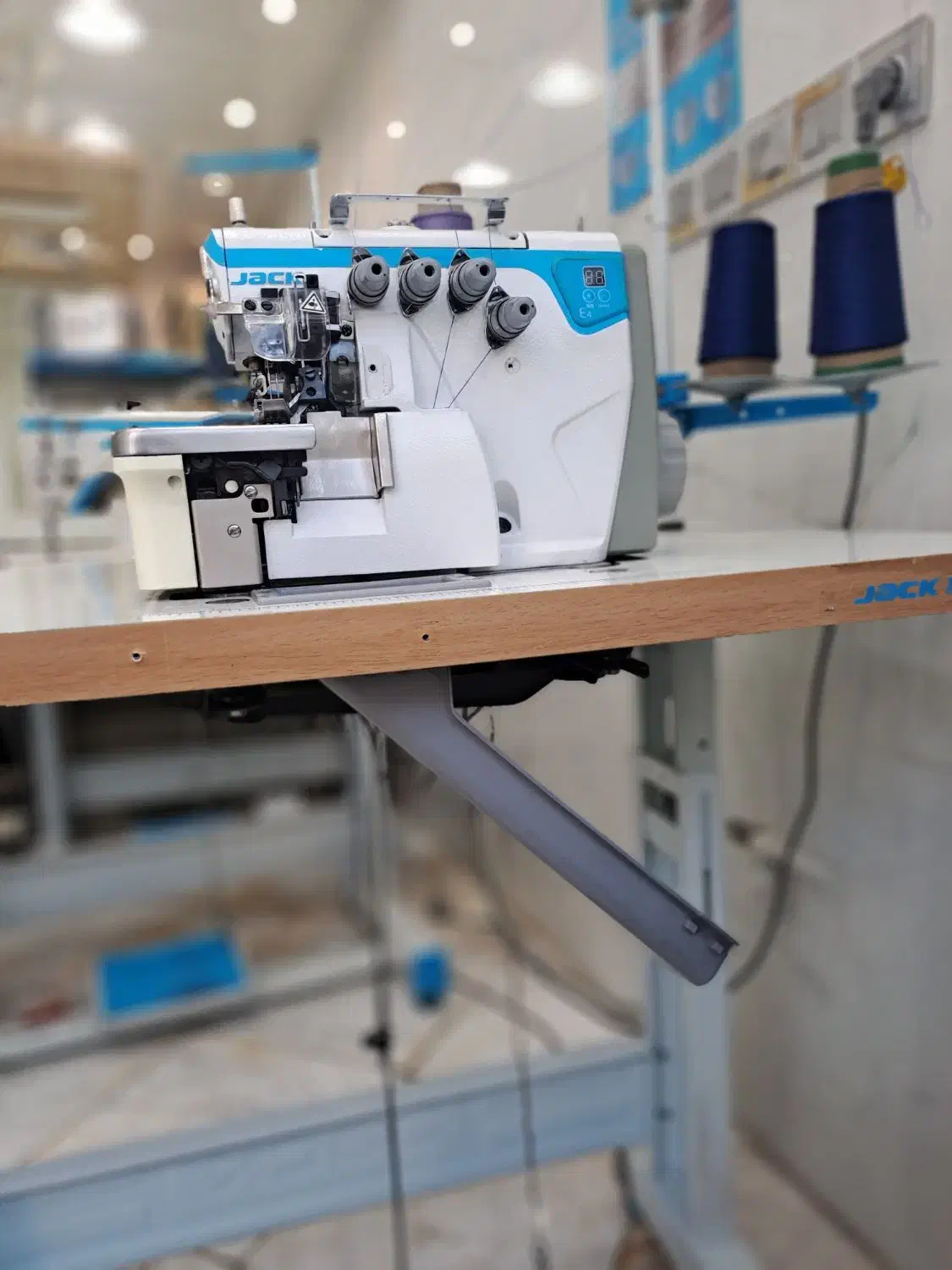 زیگزال  پنج نخ ضخیم دوز جک|چرخ خیاطی و ریسندگی|قرچک, مهدیه|دیوار