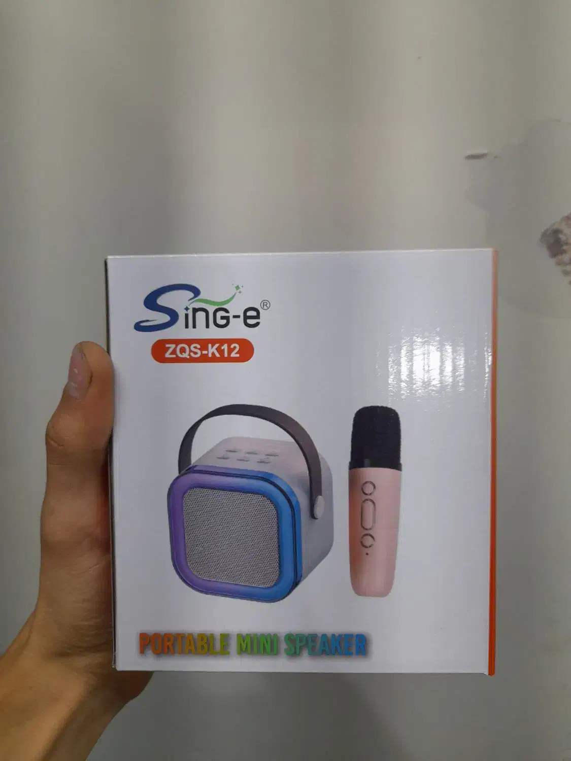 اسپیکر دو میکروفون دار k12|پخشکننده همراه|کرمانشاه, |دیوار