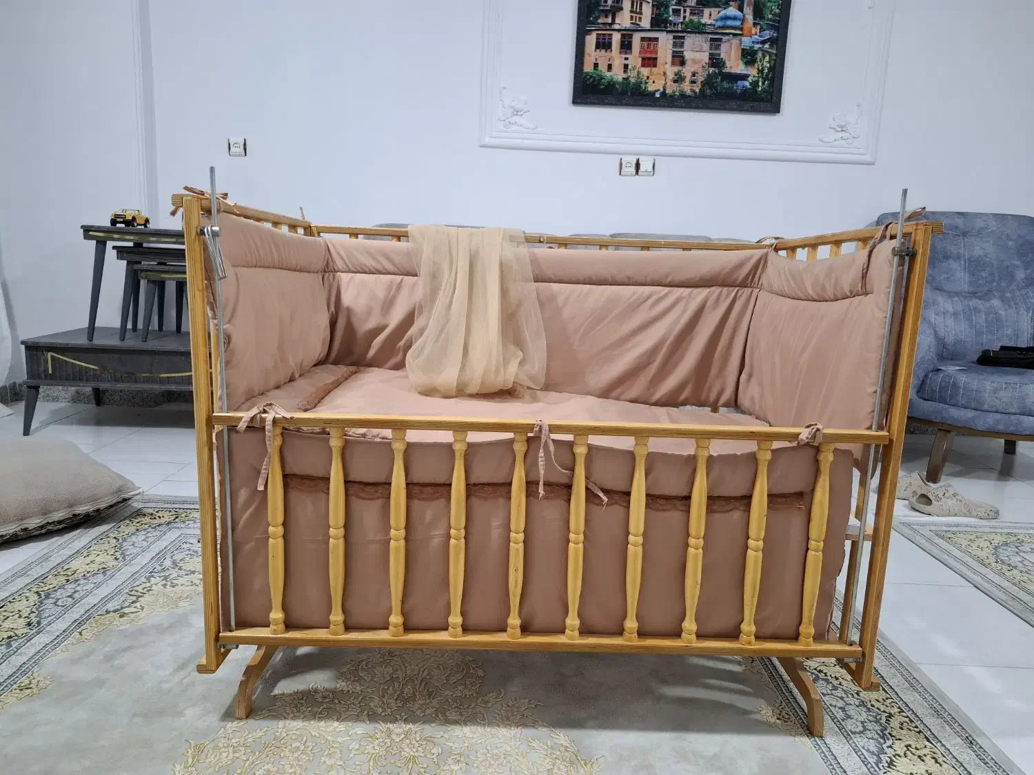 تخت نوزاد ، نو|تخت و سرویس خواب|قائم‌شهر, |دیوار