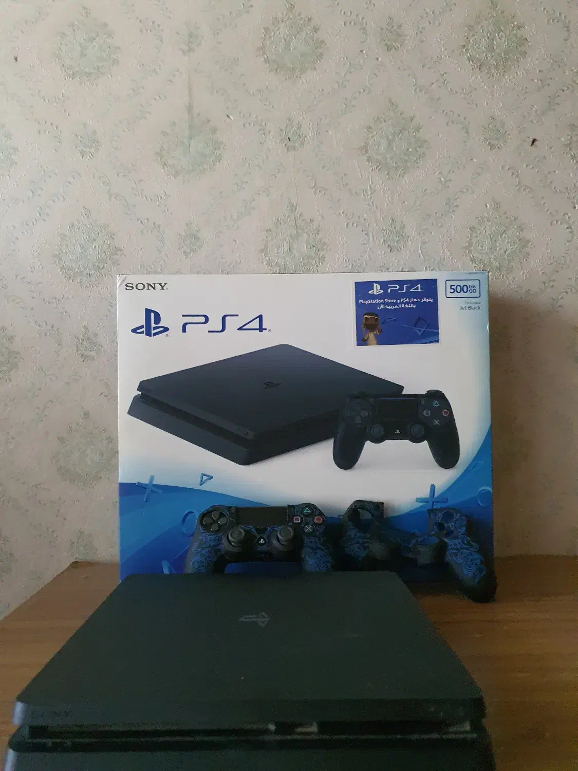 Ps4 slim 500 gig سالم + جعبه + کابل|کنسول، بازی ویدئویی و آنلاین|ساری, |دیوار