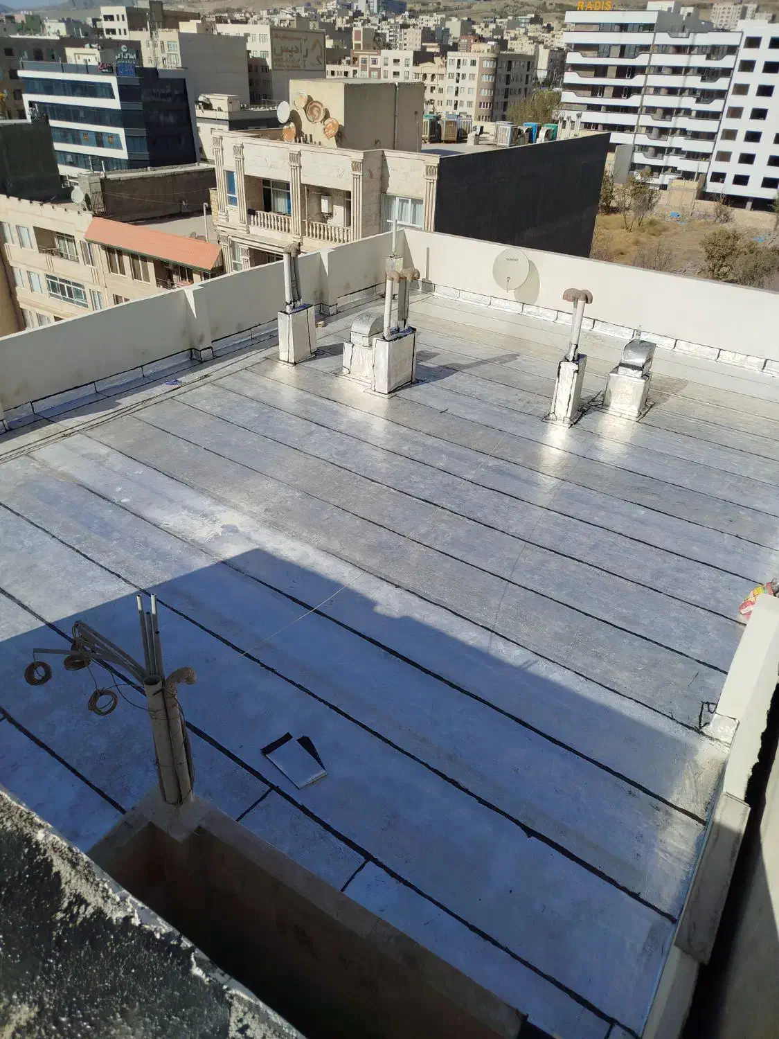 کلیه کارهای قیرگونی ایزوگام آسفالت محوطه شبیب بند|خدمات پیشه و مهارت|گرمدره, |دیوار