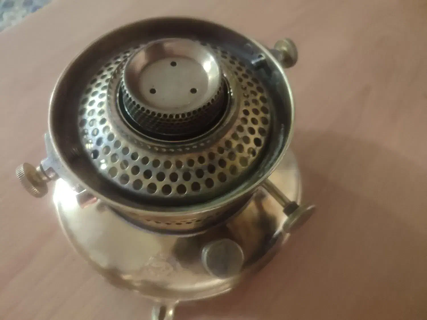 ته سماور قدیمی برنجی کمیاب.|قوری، کتری، قهوه‌ساز دستی|خمینی‌شهر, |دیوار