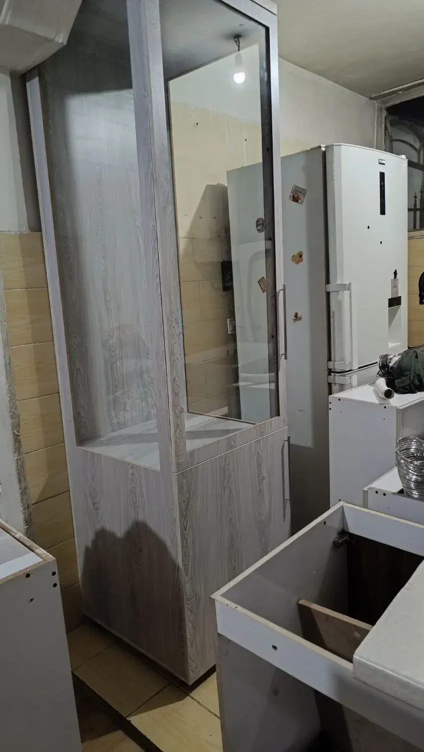 بوفه شیشه و ام دی اف|بوفه، ویترین، کنسول|فردیس, شهرک شهید حسینی|دیوار