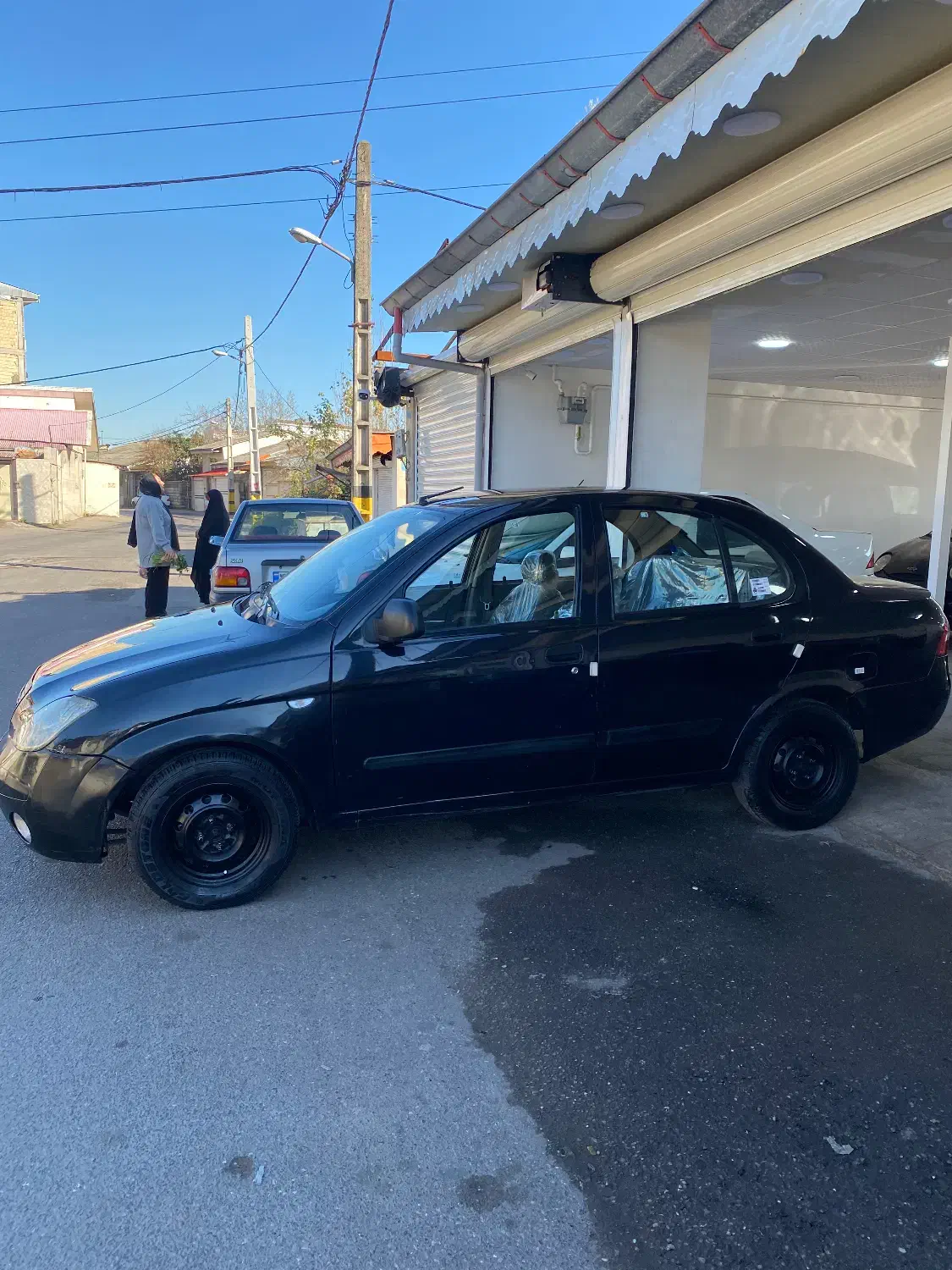 تیبا ۱ مشکی مدل ۹۱|خودرو سواری و وانت|رشت, کوی قدس|دیوار