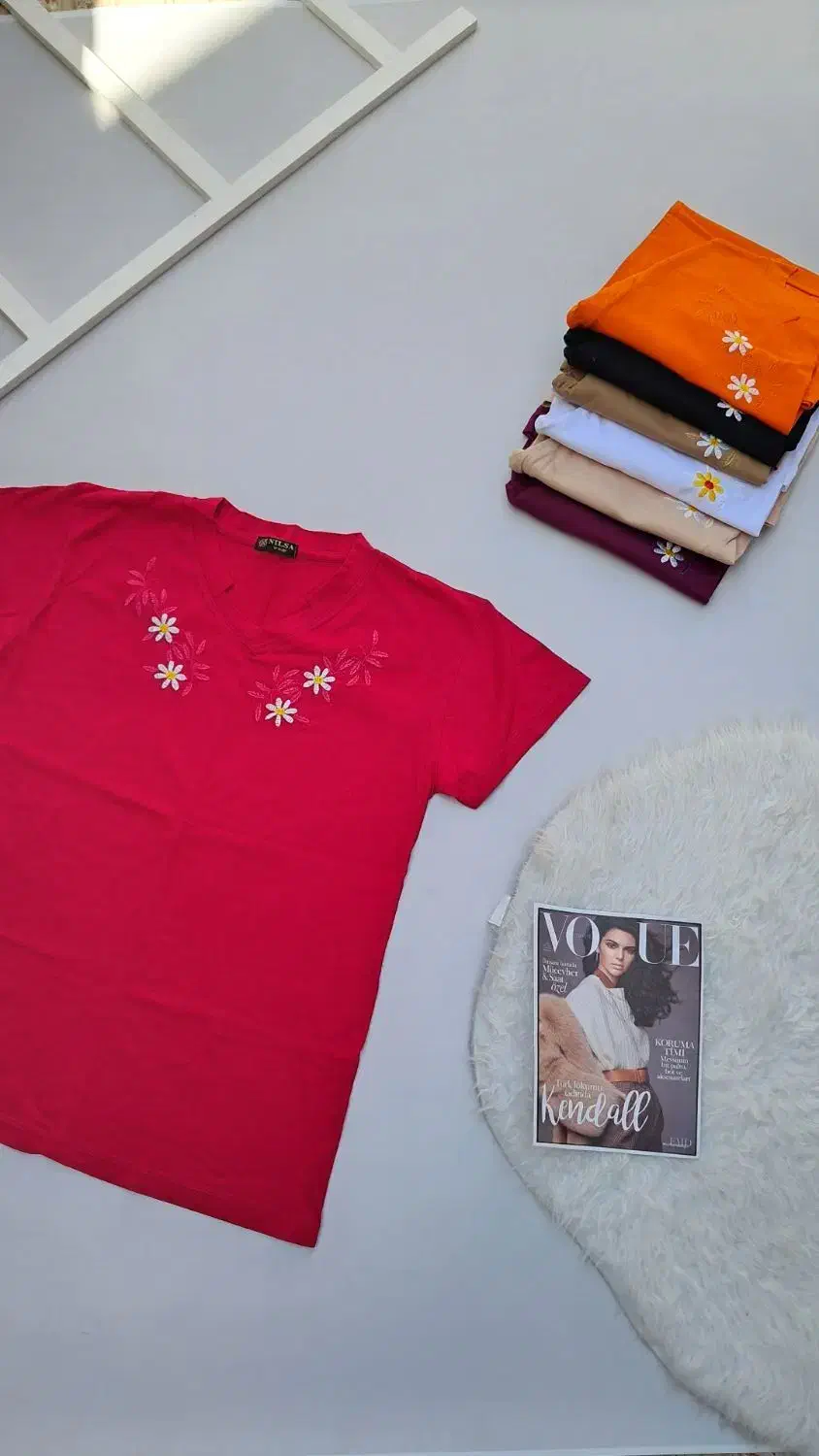 تی شرت سوپر نخ پنبه گلدوزی|لباس|نظرآباد, رسالت|دیوار