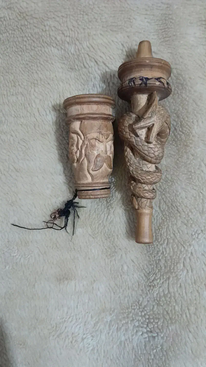 چُپُق و تسبیح مُنجوق|کلکسیون اشیاء عتیقه|لاهیجان, شهید آوینی|دیوار