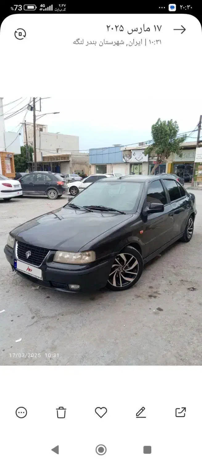 سمند مدل 82|خودرو سواری و وانت|شاهینشهر, نظامی|دیوار